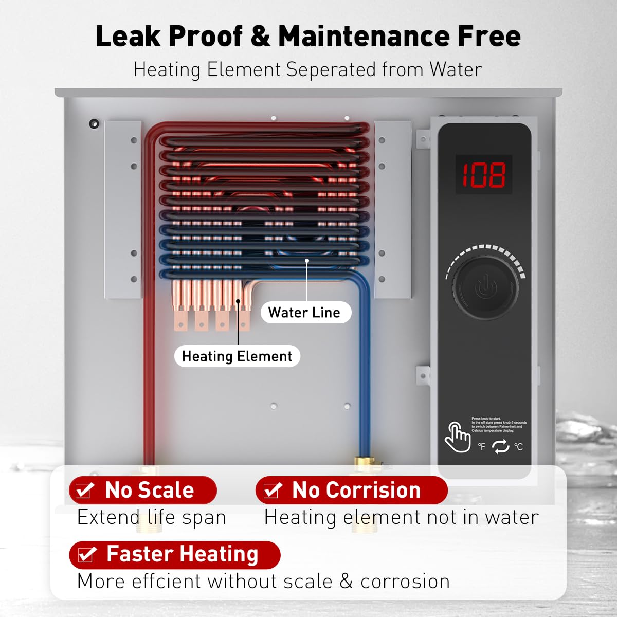 Modulating Heater Snapklik.com : Tankless Water Heater Electric, ThermoMate 14kW At 240 ...