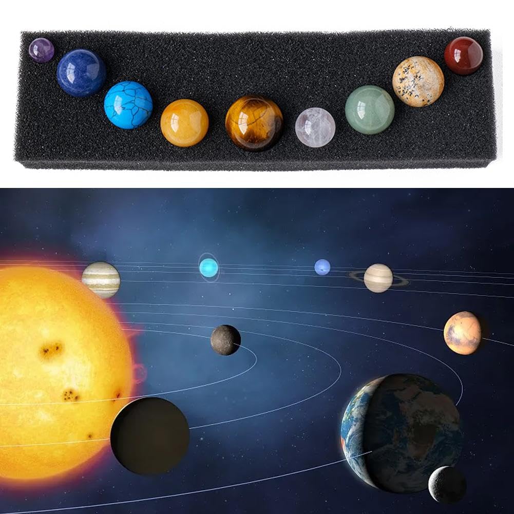 Solor System Desk Decorazione Scrivania Ufficio Casa GORGECRAFT Solar System Desk Decor 9 ...