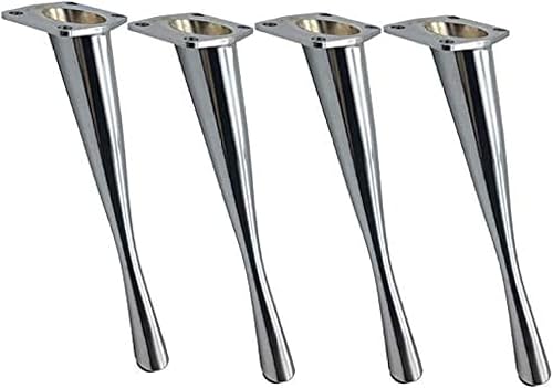 BOCNYC Patas de muebles, patas de sofá, patas de mesa, patas de aparador, juego de 4, metales de bricolaje, mesa de café, pie de gabinete de baño,