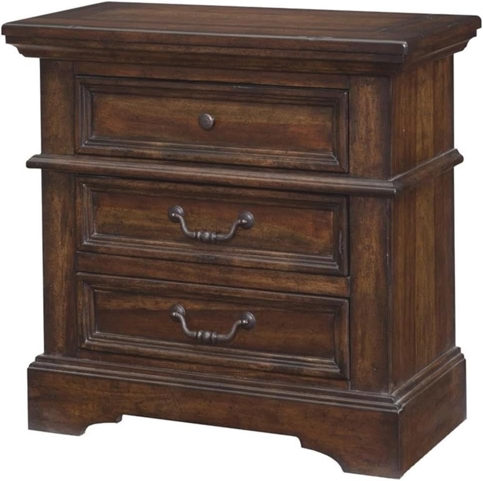 American Woodcrafters Stonebrook Nightstand, 1, Tobacco