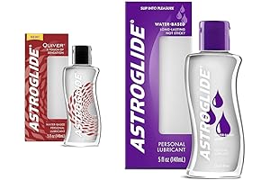 Astroglide Water Based Lube (5oz) Tingling Sensation, Silky Smooth Lubricant, and Premium...