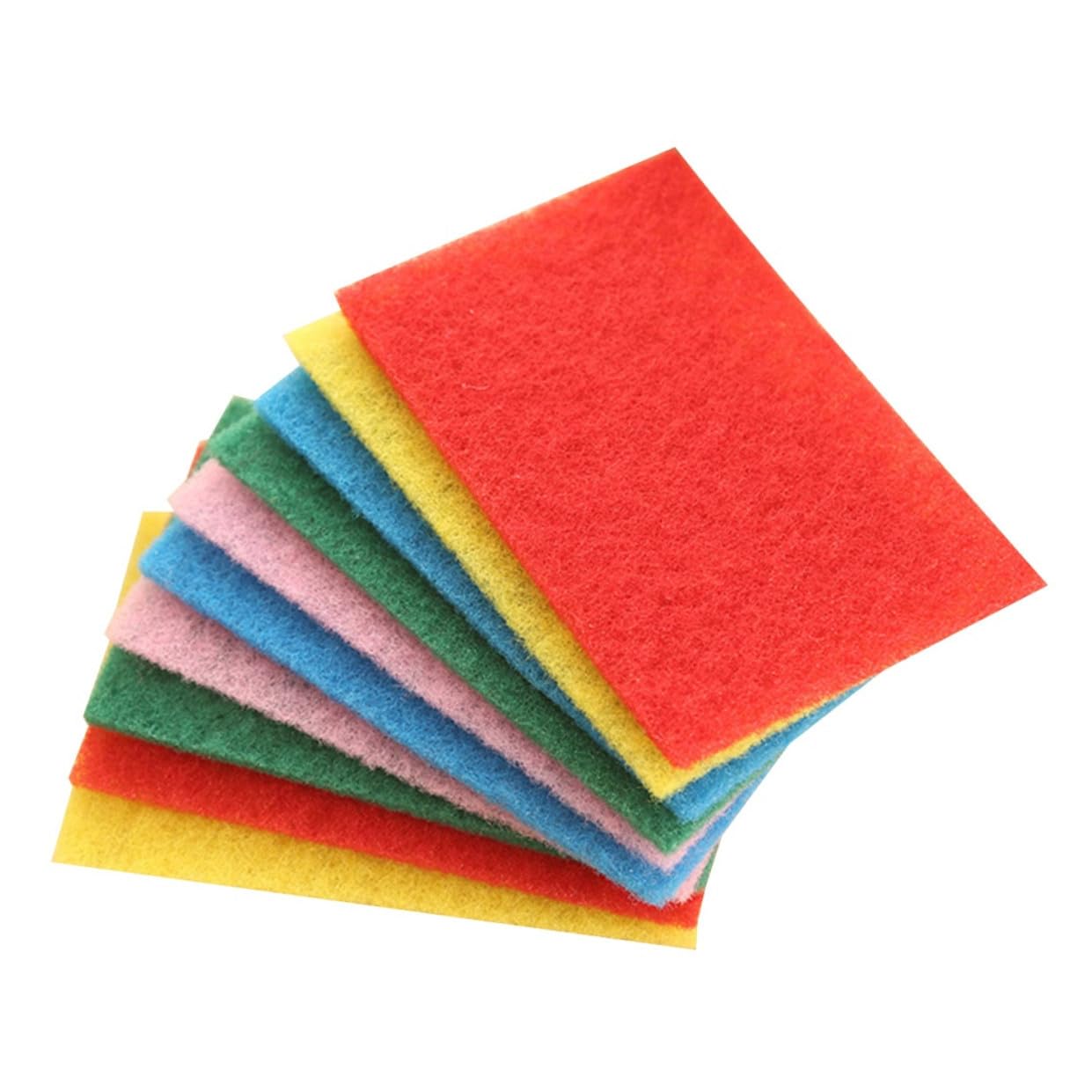 TOYANDONA 100 Piezas Unidades de Esponjas de Limpieza Coloridas para Cocina Estropajos Suaves y Absorbentes para Fregar Vajillas Platos y Utensilios Resistentes y Ligeros Color Aleatorio