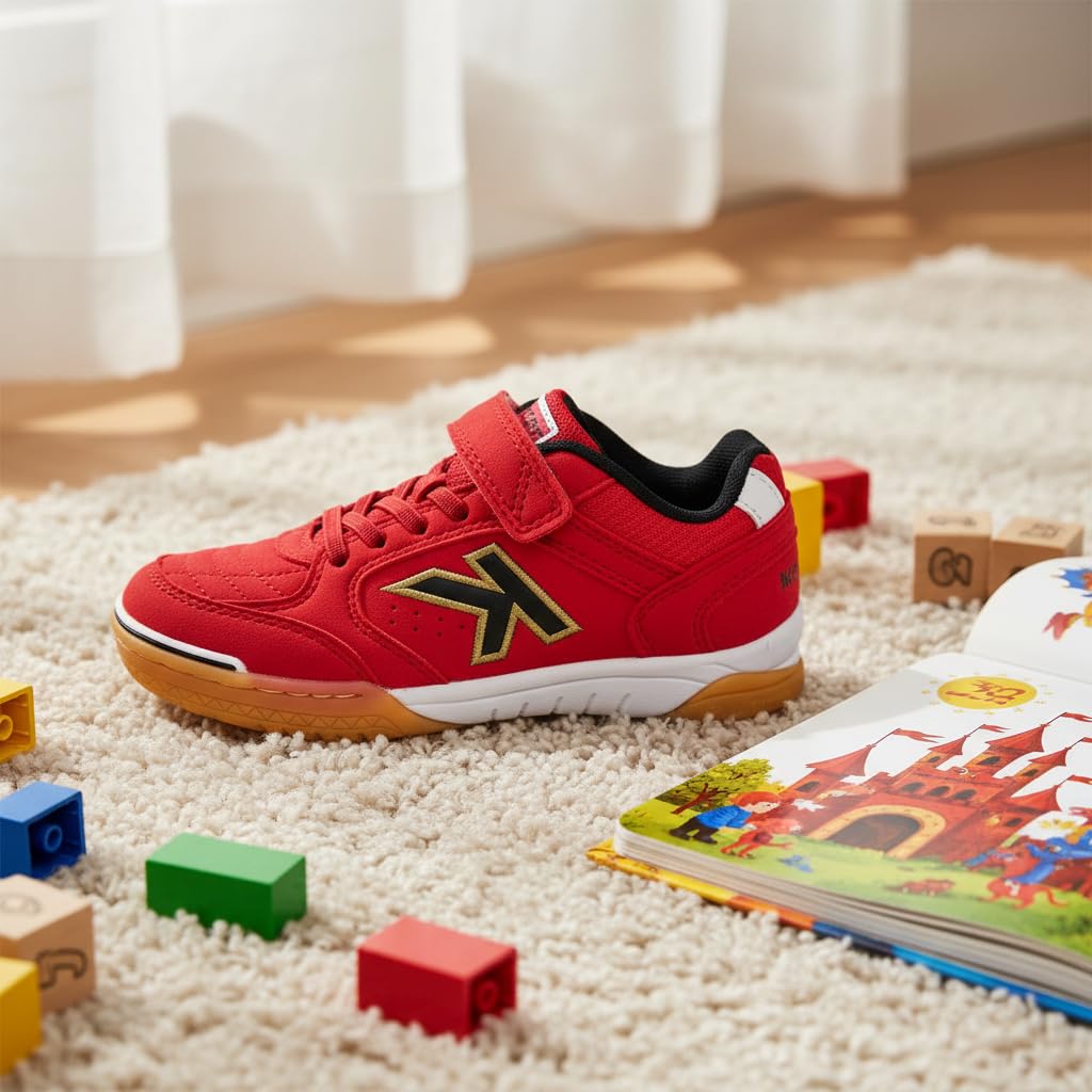 KELME Zapatillas De Fútbol Sala Niño Precision Elastic Rojo
