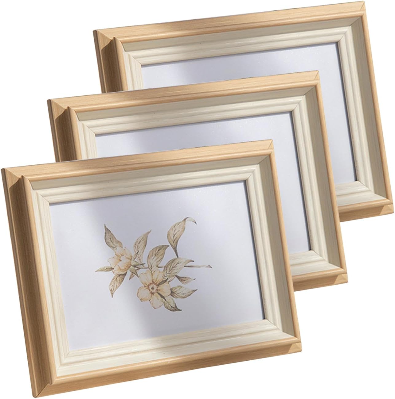 Haobase 3 Pcs 8x10 inch Deep Photo Frames with Vertical/Horizontal