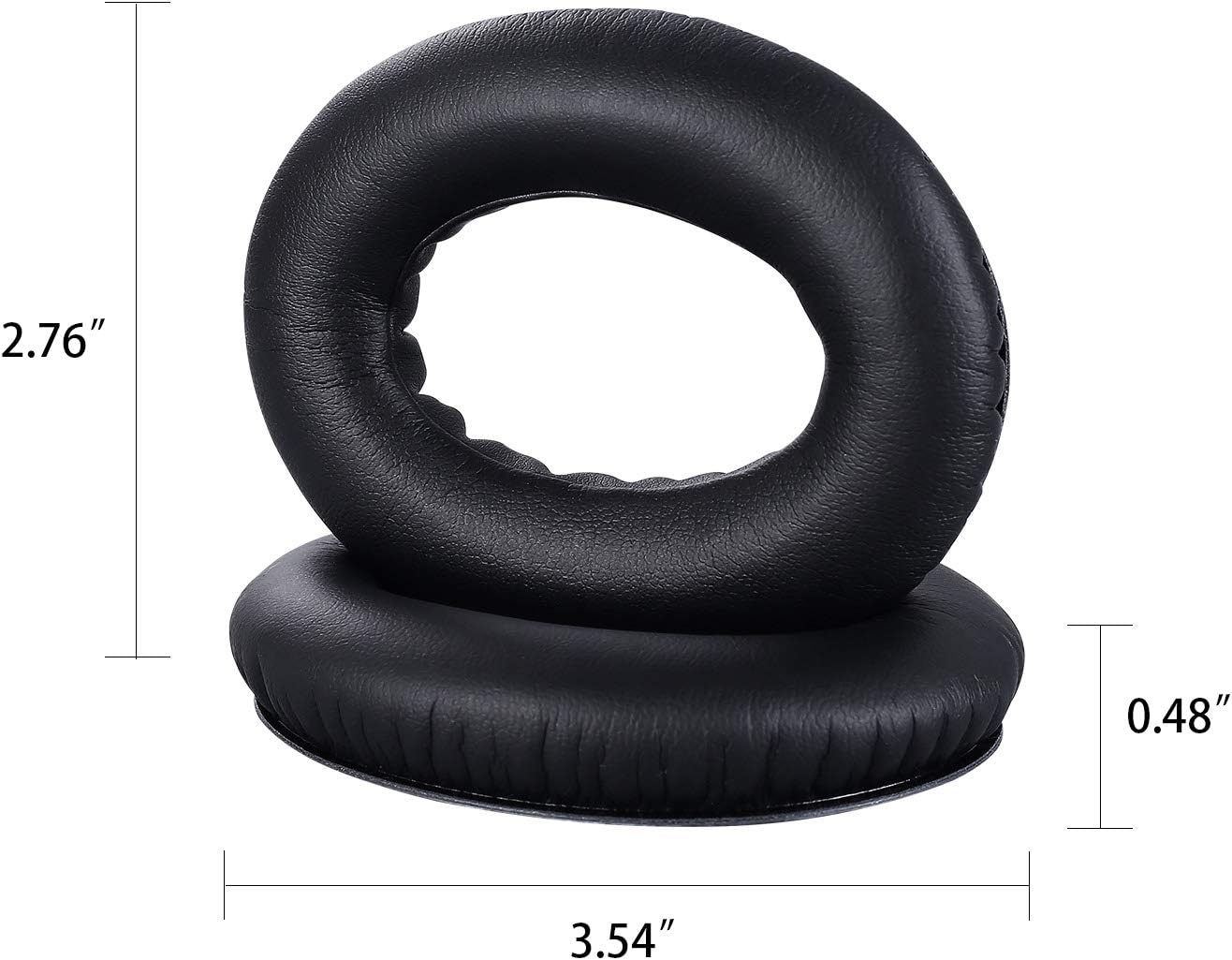BINGLE Leather Ear Pads for Bose AE1 Triport 1 TP-1 TP-1A Headphones-Spare Replacement Ear Cushions EarPads for Bose TP-1A (1Pair Black)