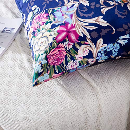 SLPBABY Silk Pillowcase for Hair and Skin with Hidden Zipper Print (Queen, Pattern4) - Thumbnail 6