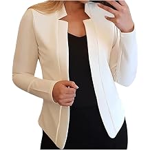 Blazer Jackets for Women Fashion Dressy Open Front Cardigan Jacket Casual Long Sleeve Work Office Suit Jacket