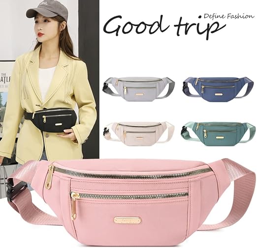 Sac Banane Estwell Femme – Léger, Imperméable En Cuir PU, Parfait Pour La Ville