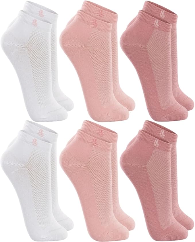 LUPO Kit 3 Meia Cano Baixo Curto Esportiva Algodão Punho Soft Feminina Adulto