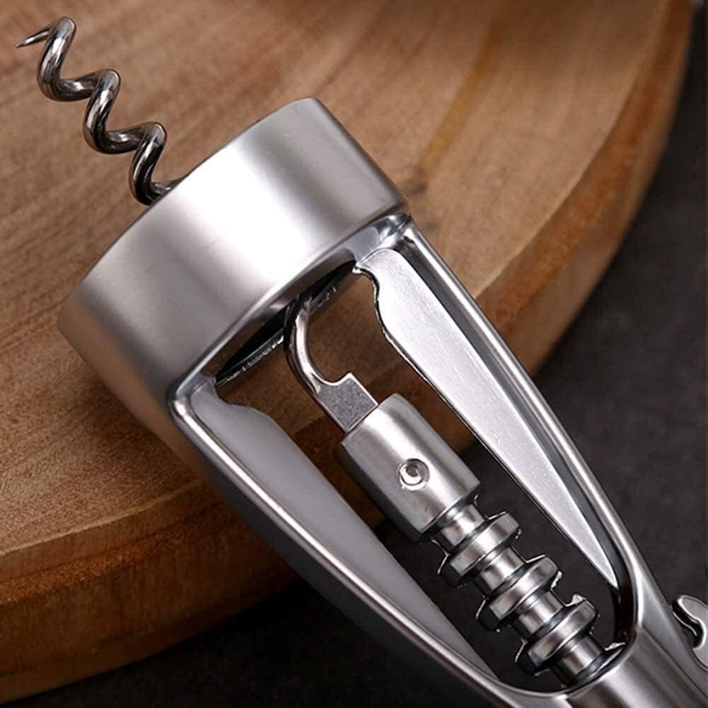 Multifunctional Corkscrew,Handheld Corkscrew,Corkscrew-Heavy Duty Construction, Gear and Leverage Waiter Corkscrews/Wine Opener