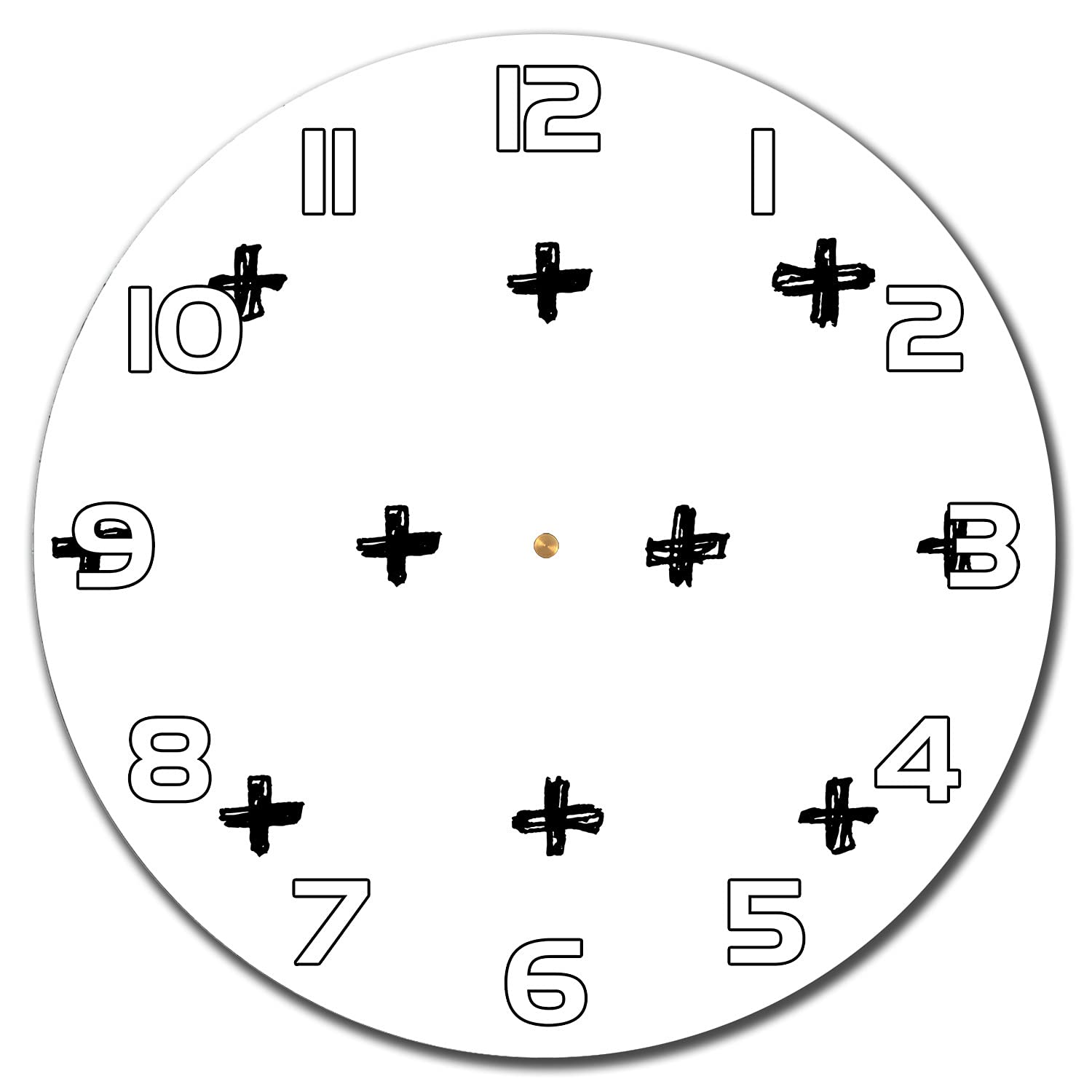 Horloge murale cuisine et salon en verre moderne de 30 cm Coloray