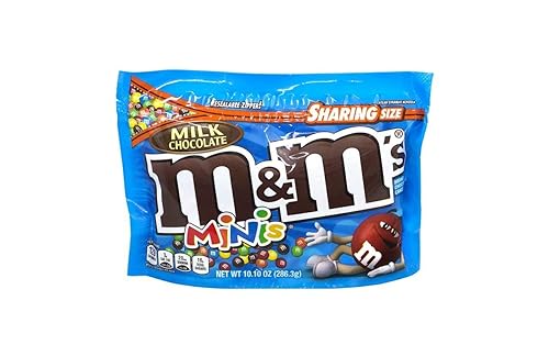 M&M 's Minis - Caramelos de chocolate con leche de 10.1 onzas, paquete de 3