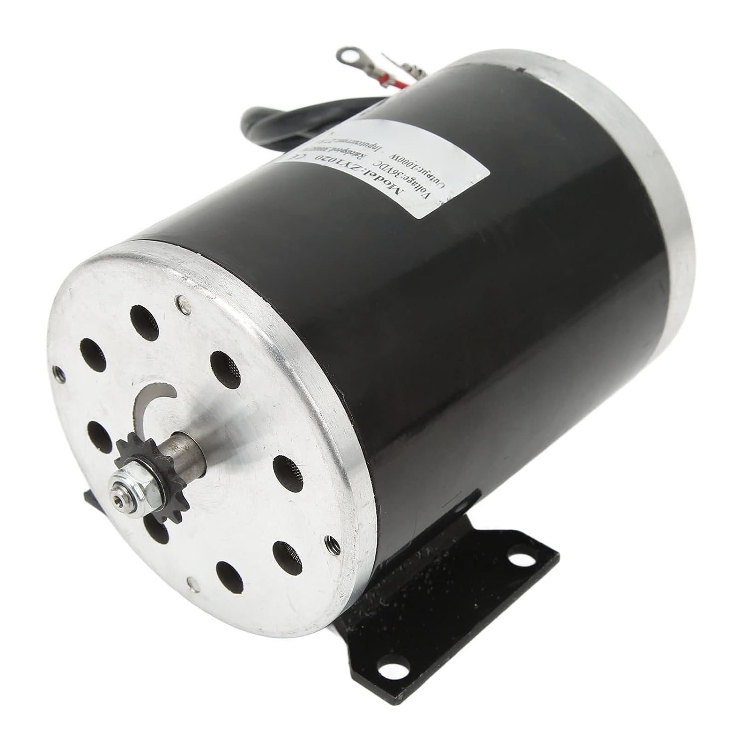RiToEasysports Electric Bike Motor, 36V 1000W 3000RPM Aluminum Alloy Brushed DC Motor for DIY E Bike Scooter Tricycle