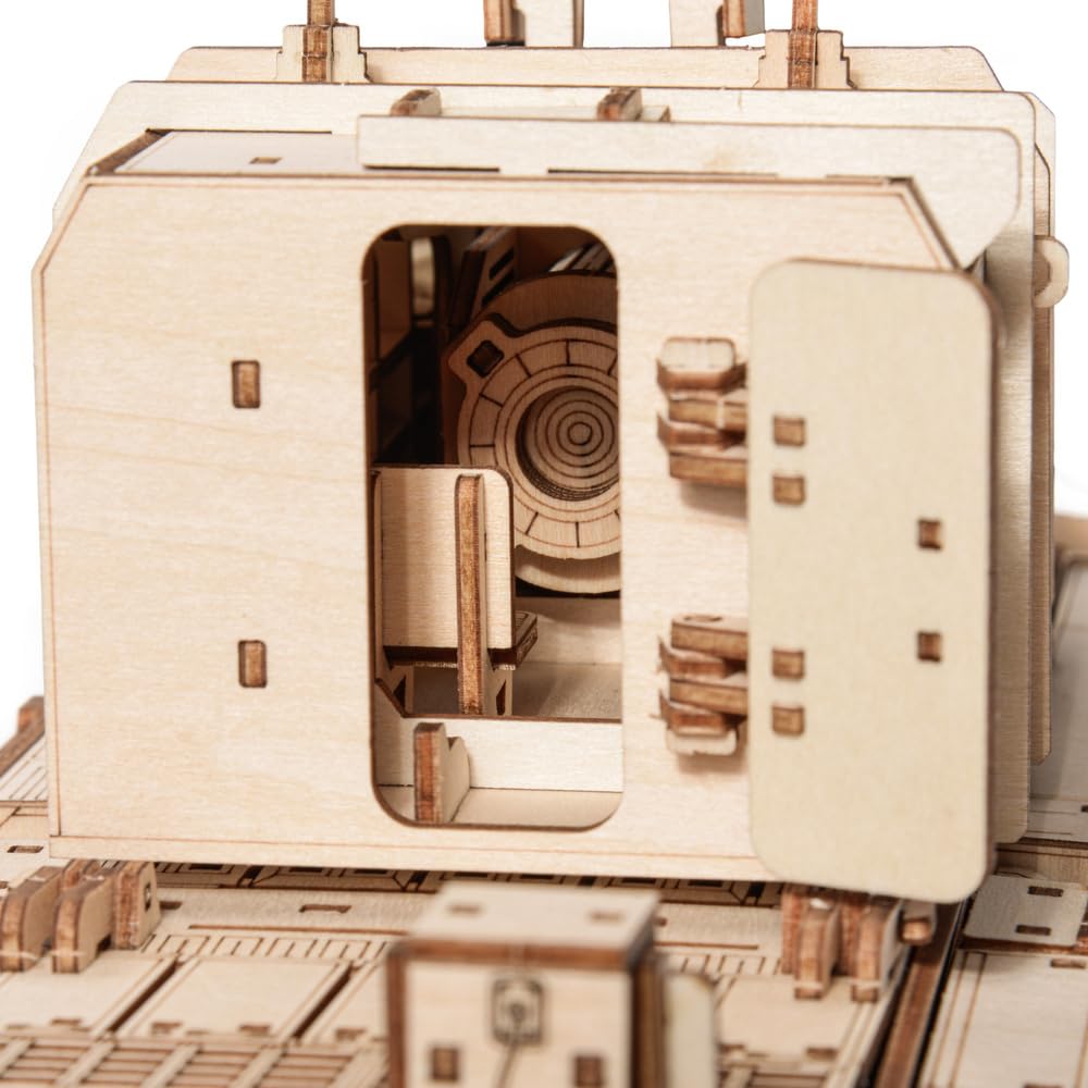 little story World of Tanks Panzer 3D Holzmodell – Panzerkampfwagen Offizielles Lizenzmodell zum Zusammenbauen - DYI Kriegsmaschine Lernspielzeug Bausatz für Kinder Holz Kampfpanzer 3D-Puzzle (FV4005)
