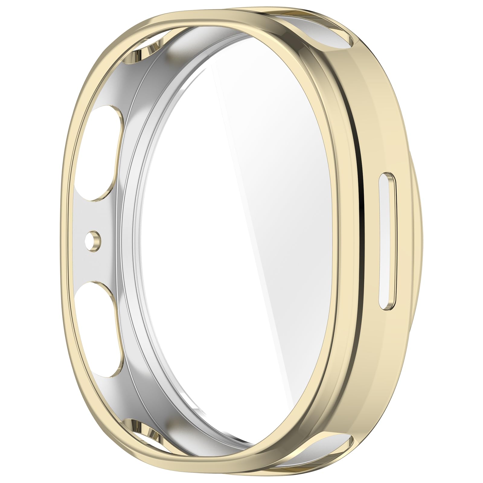 Schutzhülle für Samsung Galaxy Watch 8, 40 mm, 44 mm, weich, flexibel, TPU, ultradünn, kratzfest, vollständige Schutzhülle für Samsung Galaxy Watch 8 Smartwatch (Gold, 44 mm)