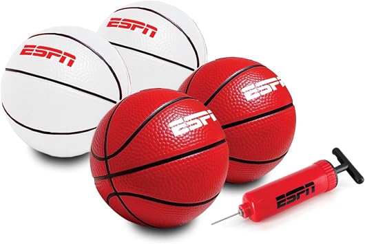 ESPN Over the Door Basketball Hoop for Kids, Ideal for Indoor Games