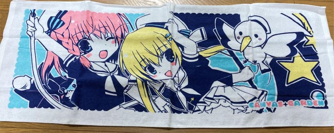 宮坂みゆ 宮坂なこ CANVAS+GARDEN ブランケットタオル セル画｜セル画