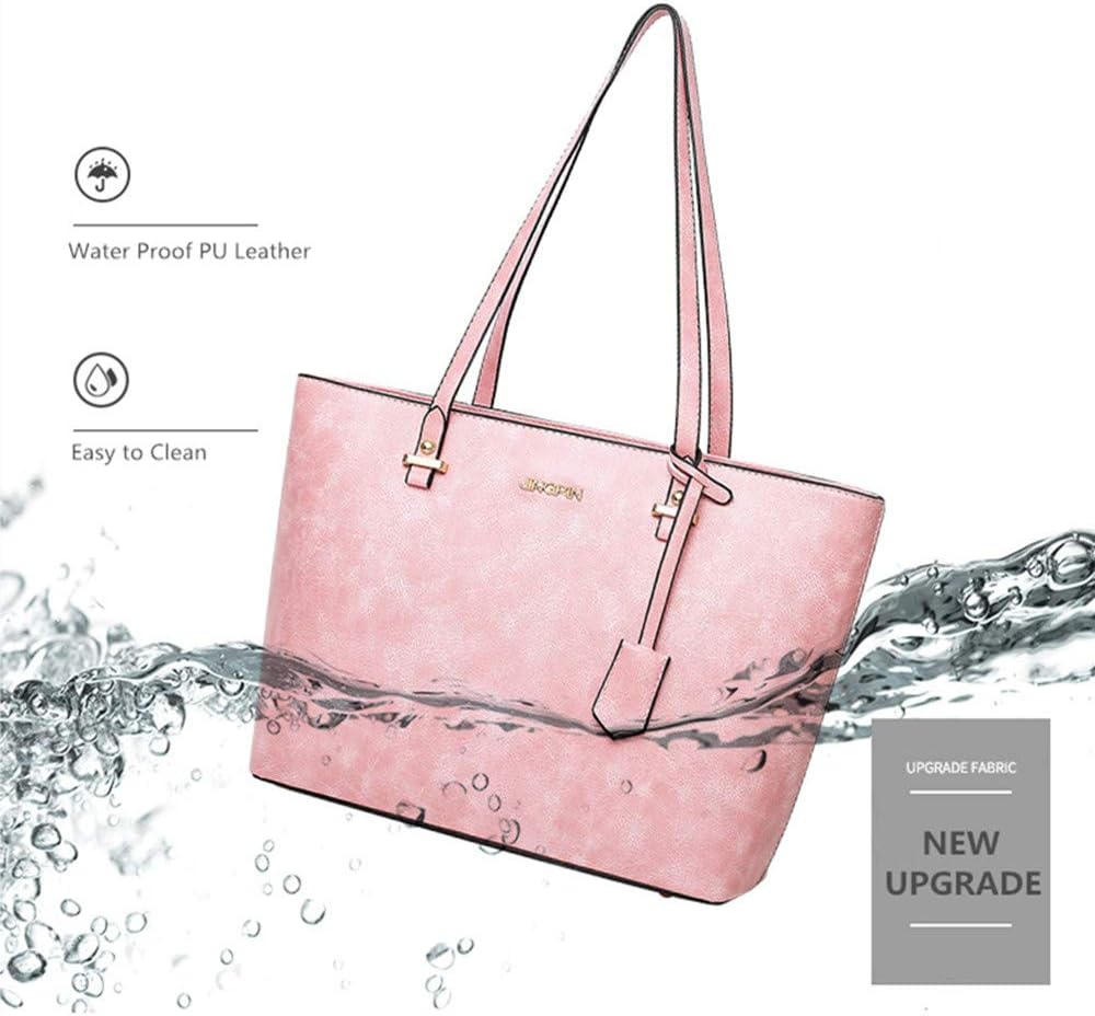 Handbag Set for Women 5 Pack Tote Purse Handbags Set PU Leather Satchel Bag