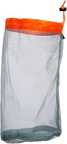 equlup Beach Mesh String Bag, Ultralight Mesh Drawstring Sack Stuff Ditty Sacks 