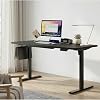 Adorn Istanbul - Height Adjustable Ergonomic Computer & Desk - Single Motor 2 Memory Black, 120  60