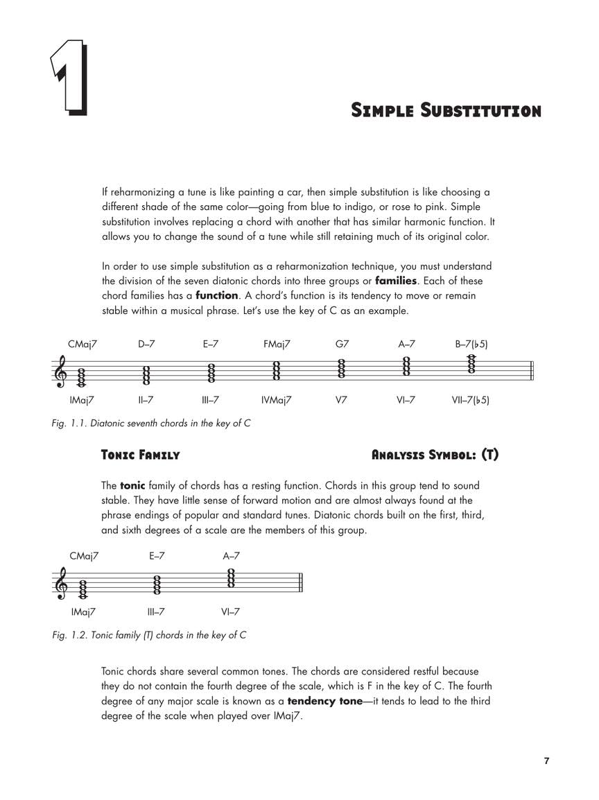 Reharmonization Techniques. Formation Musicale.