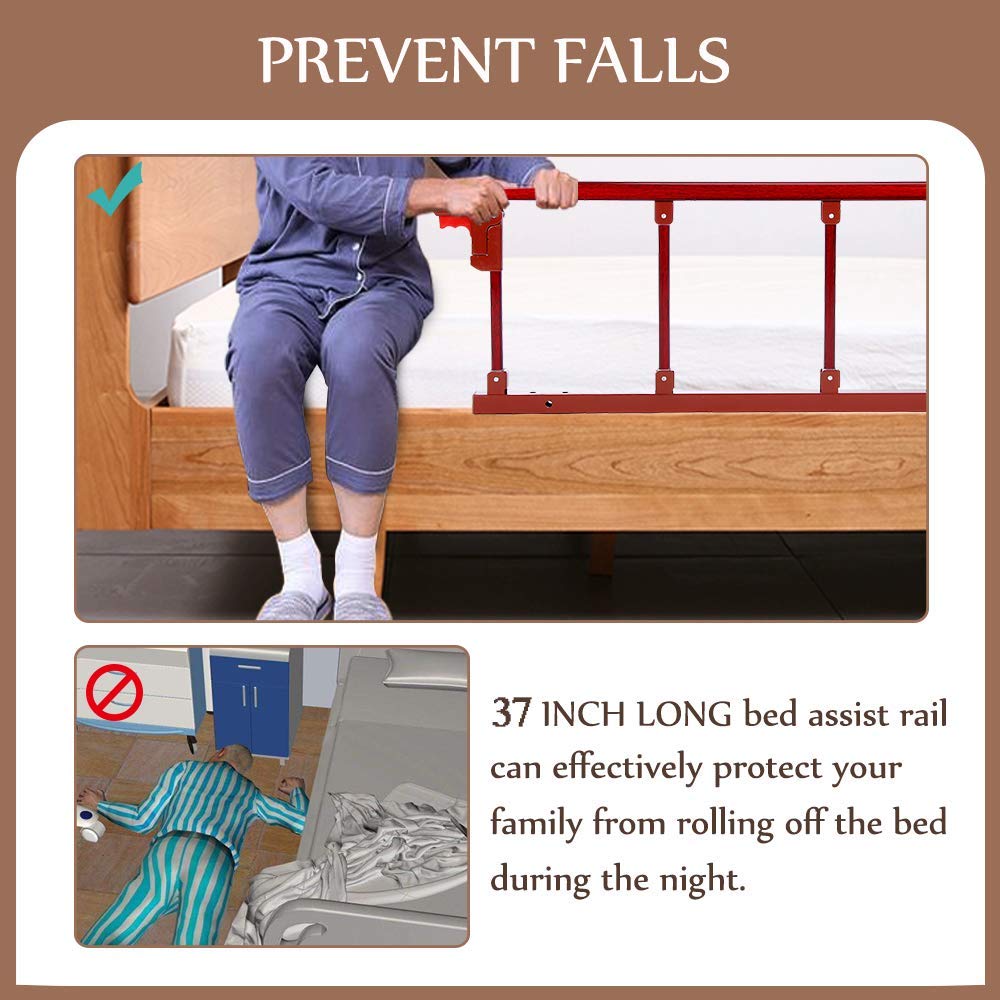 Buy Bed Rails for Elderly Adults Seniors Bed Railings Assist Bar Half
