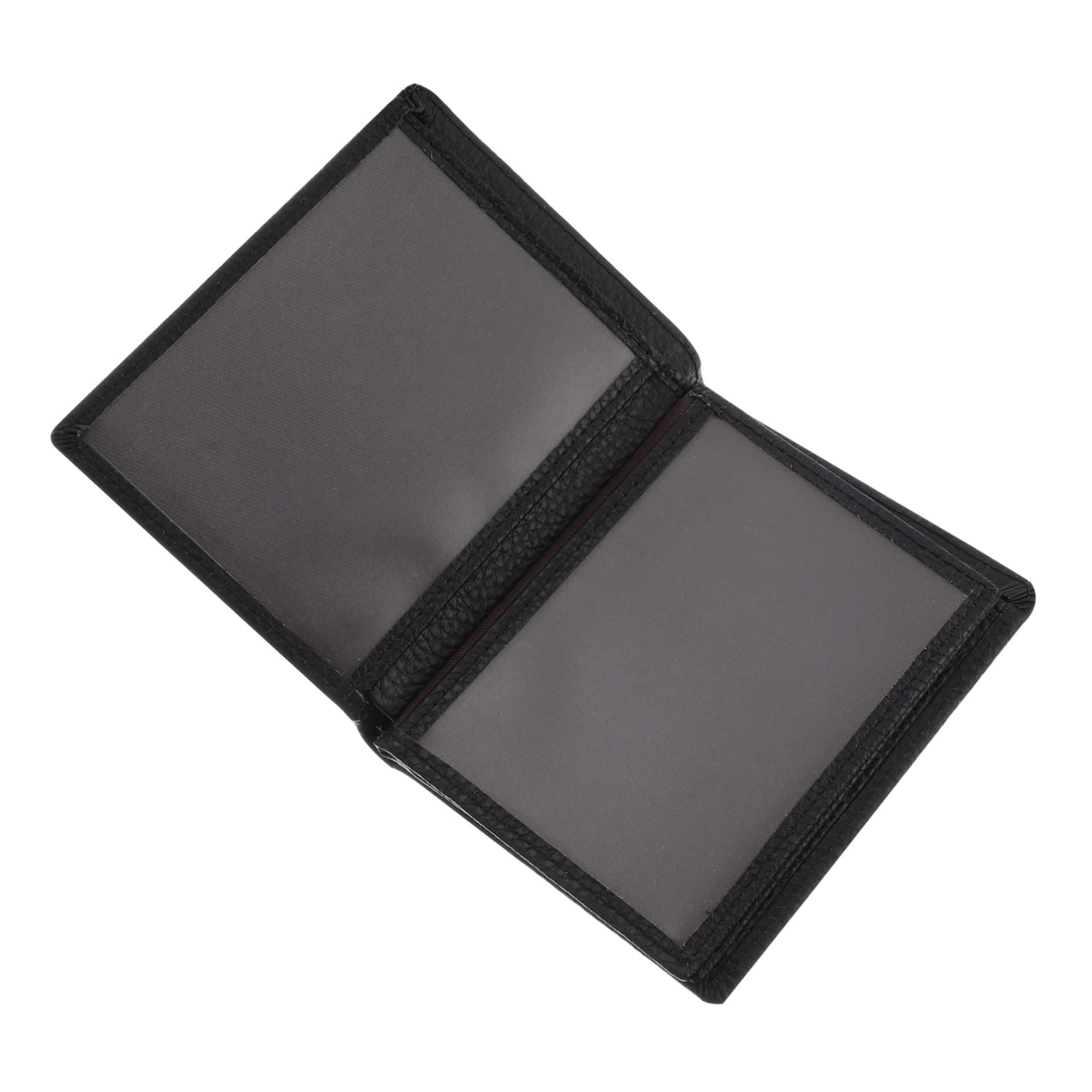 Parliky Leather Id Cards Holder Credit Cards Purse Multi Functional Zipper Wallet