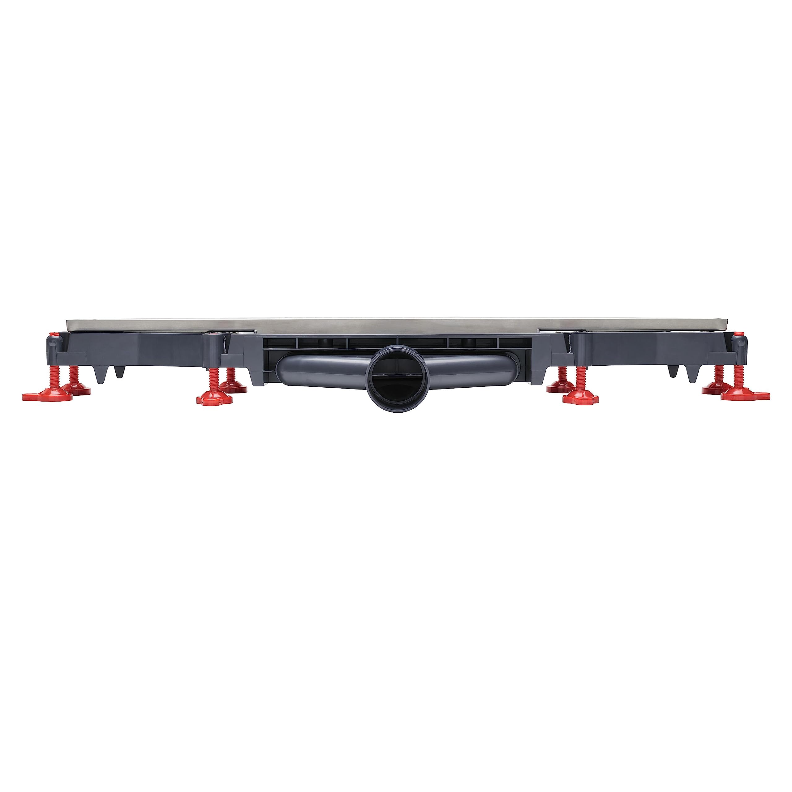 Wirquin 30724323 Caniveau de Douche So'Line Chromé 50 cm | Grille inox, extraplat, débit 33 L/min, guides pentes intégrés, installation facile, anti-odeurs, origine France garantie