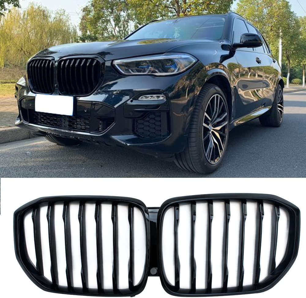 Front Car Racing Grill Grille For BMW X5 G05 X5M F95 Single Slat ABS 2019-2022