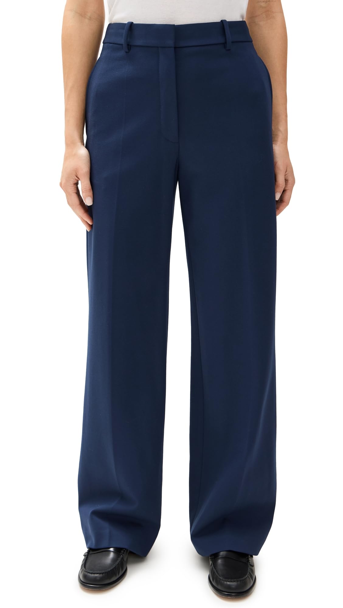 Theory Womens Classic Straight Knit Trousers