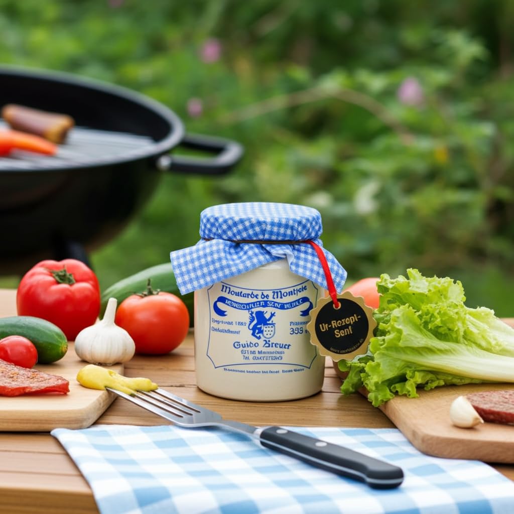 Ur Rezept - Historische Senfmühle Monschau - Moutarde de Montjoie - 335 ml im Steintopf