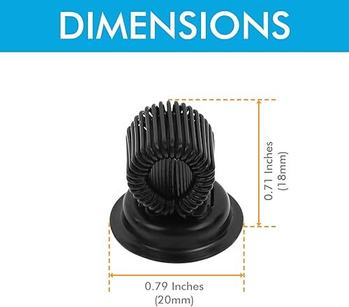 Miniatura 3 de Millennial Essentials Clips magnéticos para bolígrafo para refrigerador, soporte magnético para rotulador, pizarra blanca para refrigerador, tablón