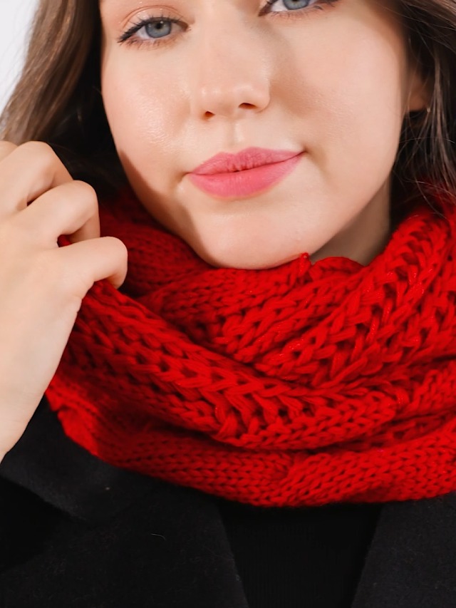 Grote warme sjaal | King Louie scarf Nola sandelwood brown