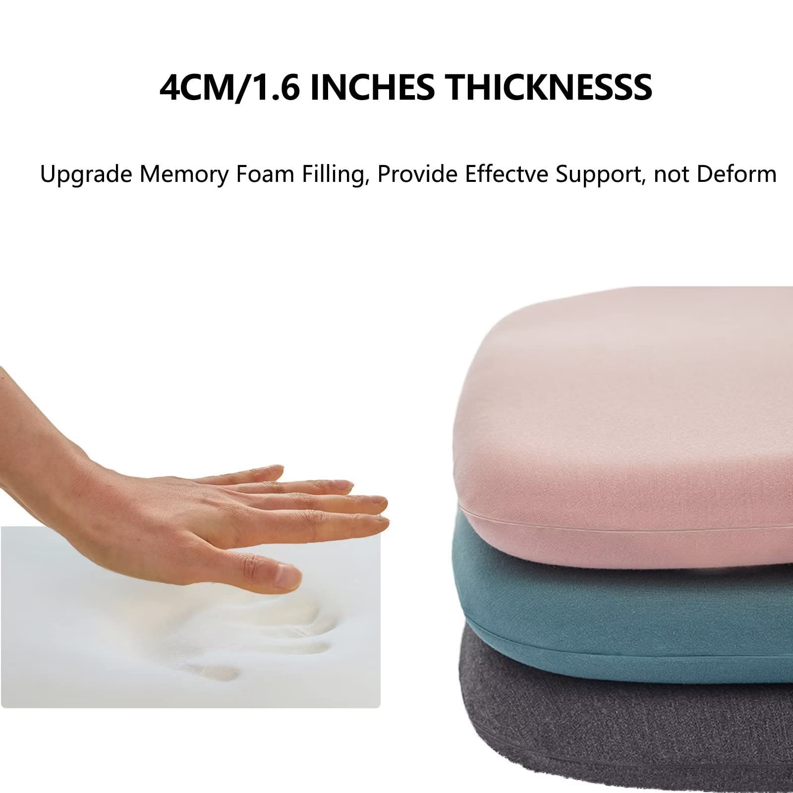 Amazon.com: ZIBENE Bar Stool Cushions Square 18 y 18 Inch, Square