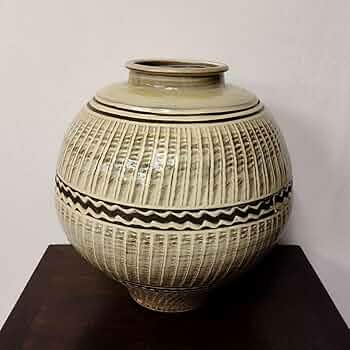 小鹿田焼 坂本浩二窯【坂本一雄】刷毛目 櫛目 壺 花瓶 民藝 61a4io2lakL._UF350,350_QL50_.jpg