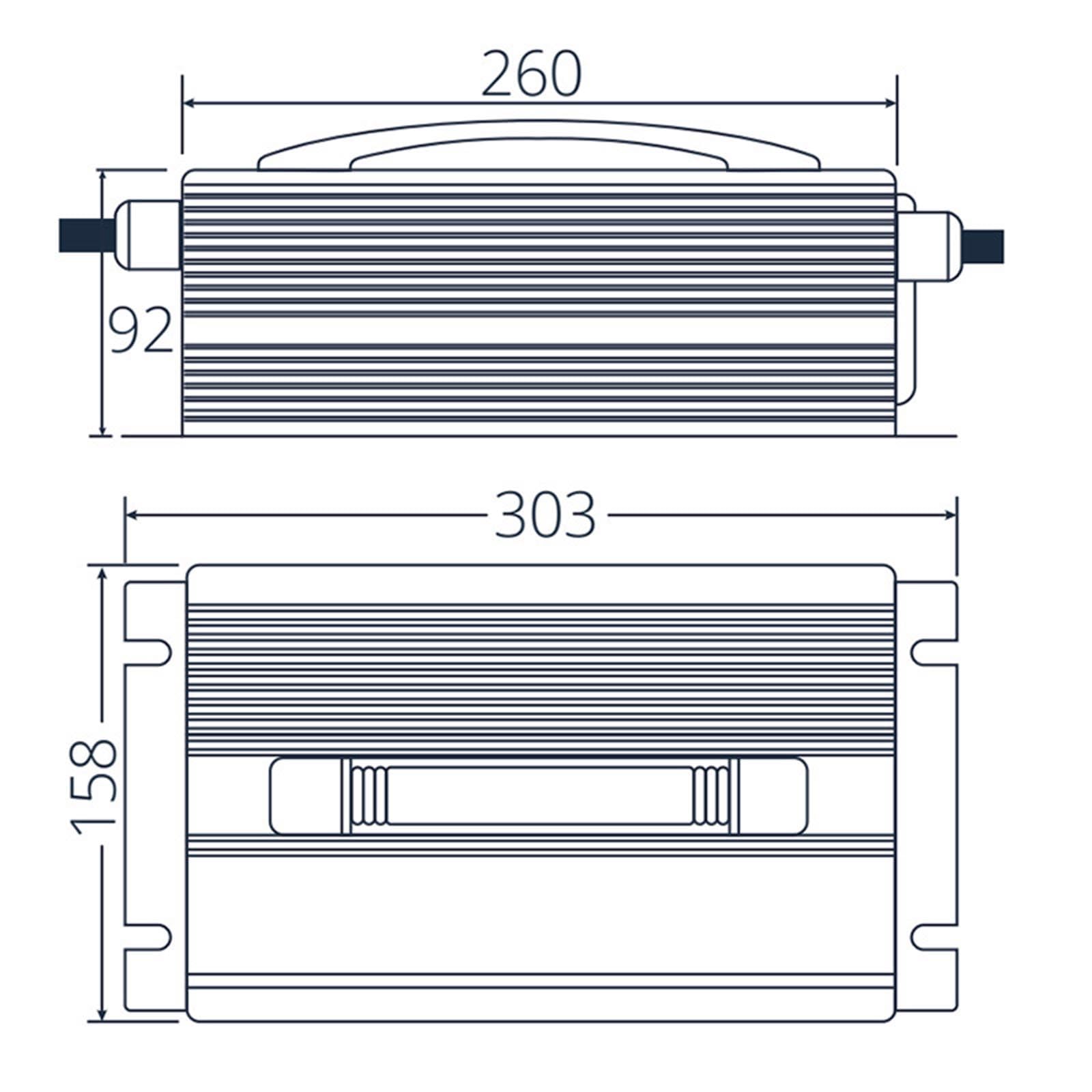 Cargador De Batería De 48V Y 30A, Cargador De Carretillas Elevadoras Eléctricas con Enchufe Anderson De 50A/120A/175A/350A, Adecuado para Cargador De Alta Potencia De 48V100AH-300AH