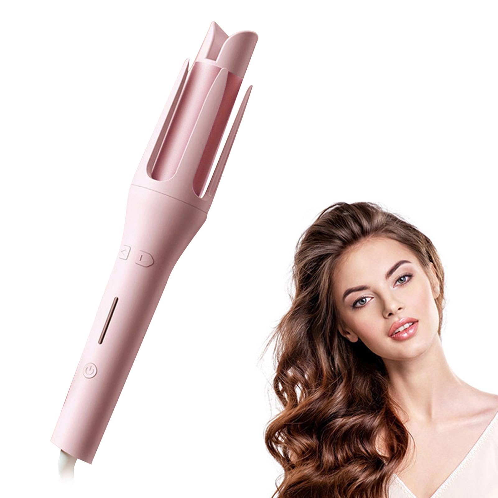 Yunir Automatic Curling Iron 32mm 1 25 Inch Ionic Auto Hair Curler Beach Waves Curling Wand Ceramic Coated