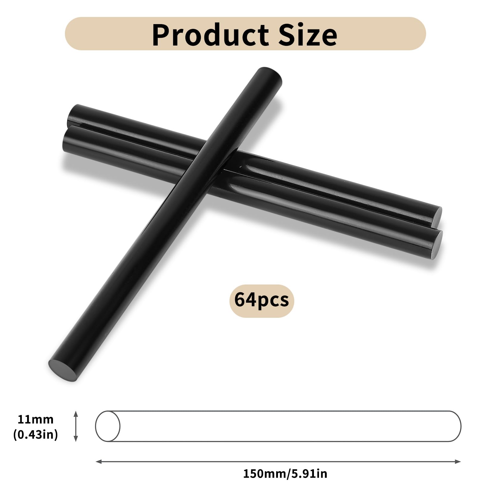Bâtons De Colle Chaude 11 Mm - Neufs, Pour Pistolet à Colle Standard