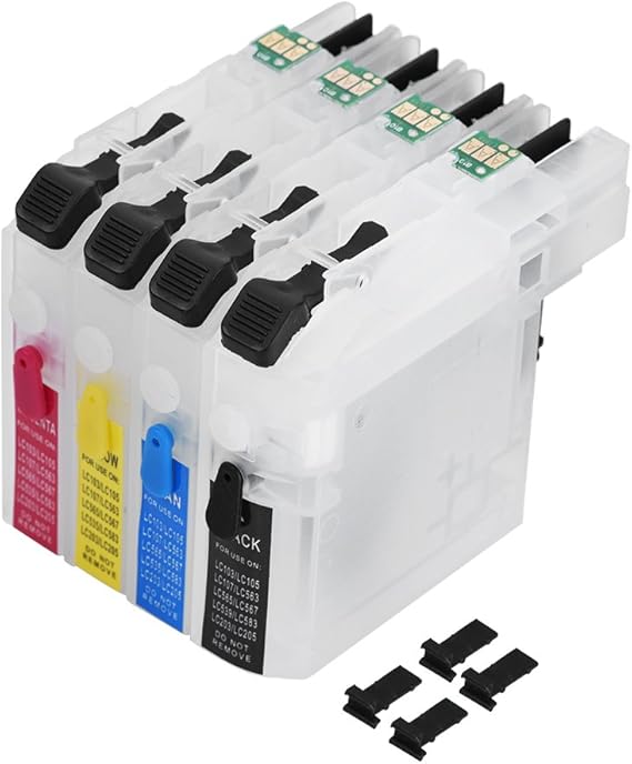 Jimfoty Chip Resetter para Brother, Cartucho Recargable Universal con