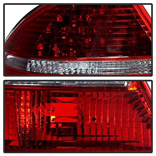 Xtune Euro Led Style Tail Light For Mercedes Benz S Class W220 00-05 - Red Clear #TOP3