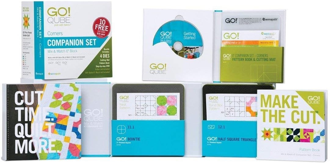 GO! Companion Corner Qube 6" Block Set 55784