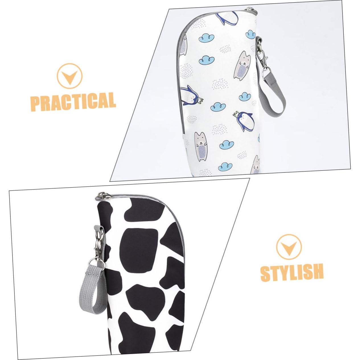 TOYANDONA 6pezzi Borsa Isolante Per Biberon Sacchetti Termici Per Bottiglie Di Latte Per Impermeabili e Resistenti Per Viaggi e Attività Outdoor