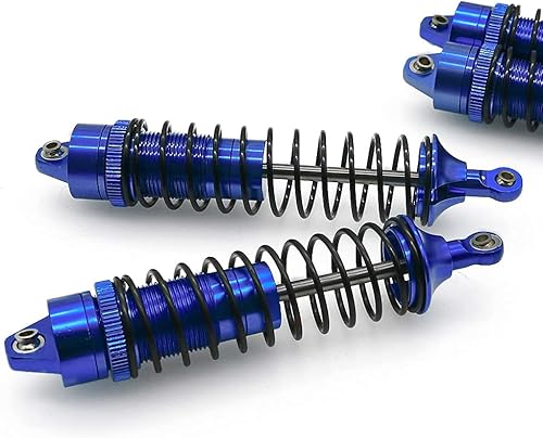 Vista 21 de RCAWD 4 amortiguadores de aleación, delanteros y traseros, compatibles con ARRMA 3S BLX, amortiguador y amortiguador para Arrma New, Old, Big Rock