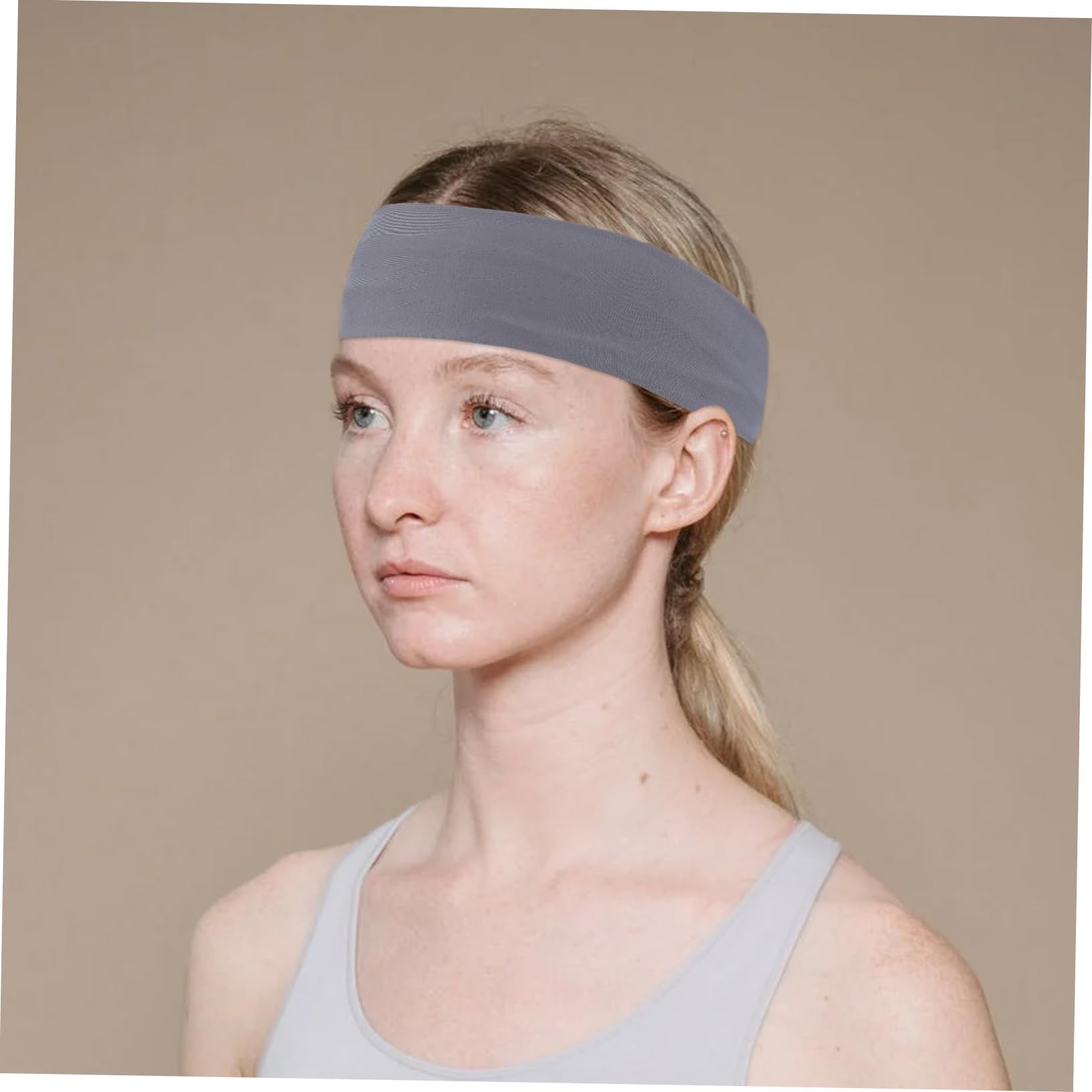 Healvian Sportstirnbänder Elastische Schweißbänder Für Herren Schweißabsorbierend rutschfest Für Yoga Laufen Radfahren Fitness Andere Sportarten