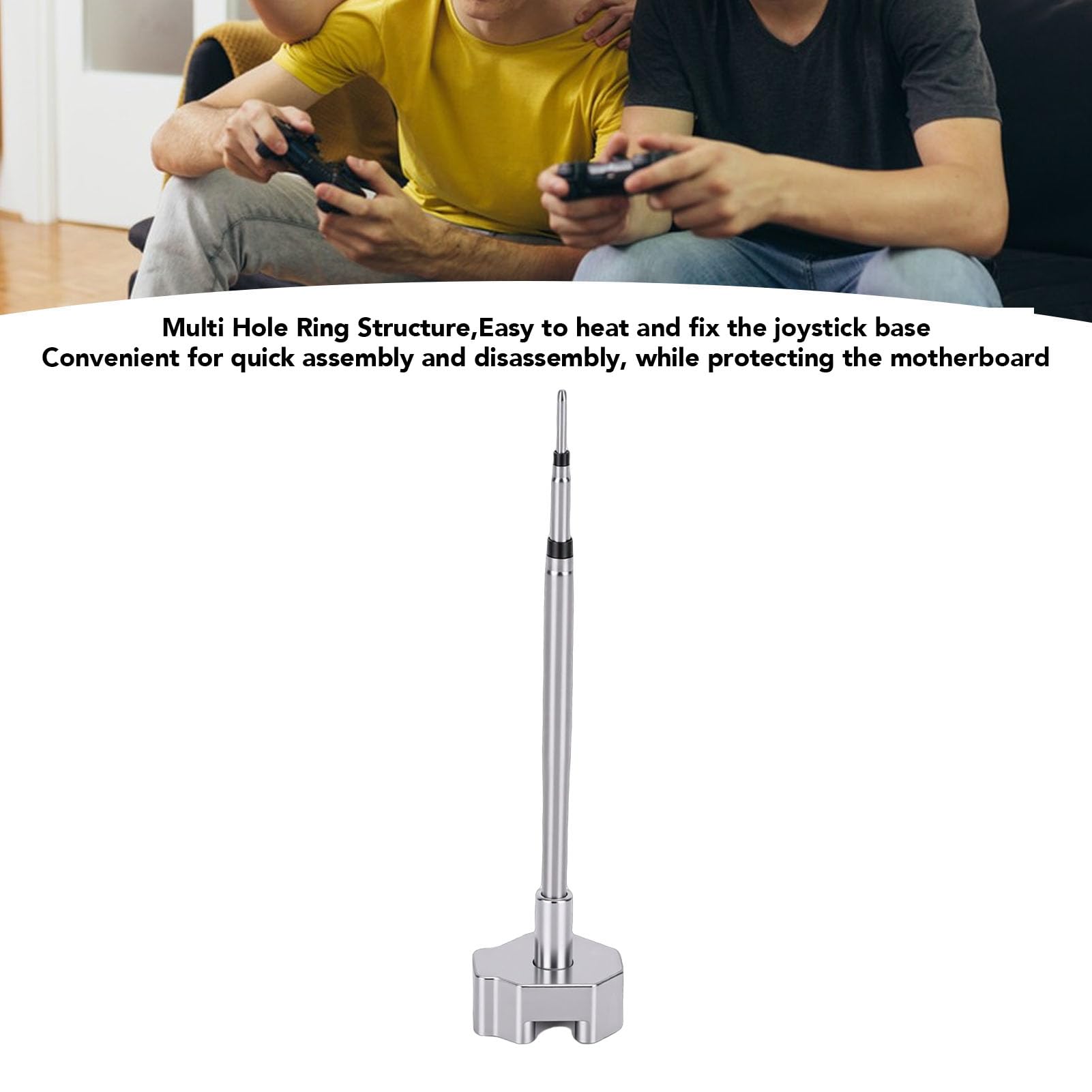 Elprico Grot Lutowniczy Typu Joystick, Narzędzie do Rozlutowywania Pasujące do Kontrolera Switch Pro ze Złączem C245HS-02A i podstawą pierścieniową z Wieloma Otworami