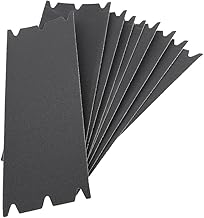 Floor Sander Abrasives Sanding Sheets, 200mm x 482mm Sanding Sheets to fit Hiretech HT8 24/40/60/80/120 Grit (5, 120 Grit)