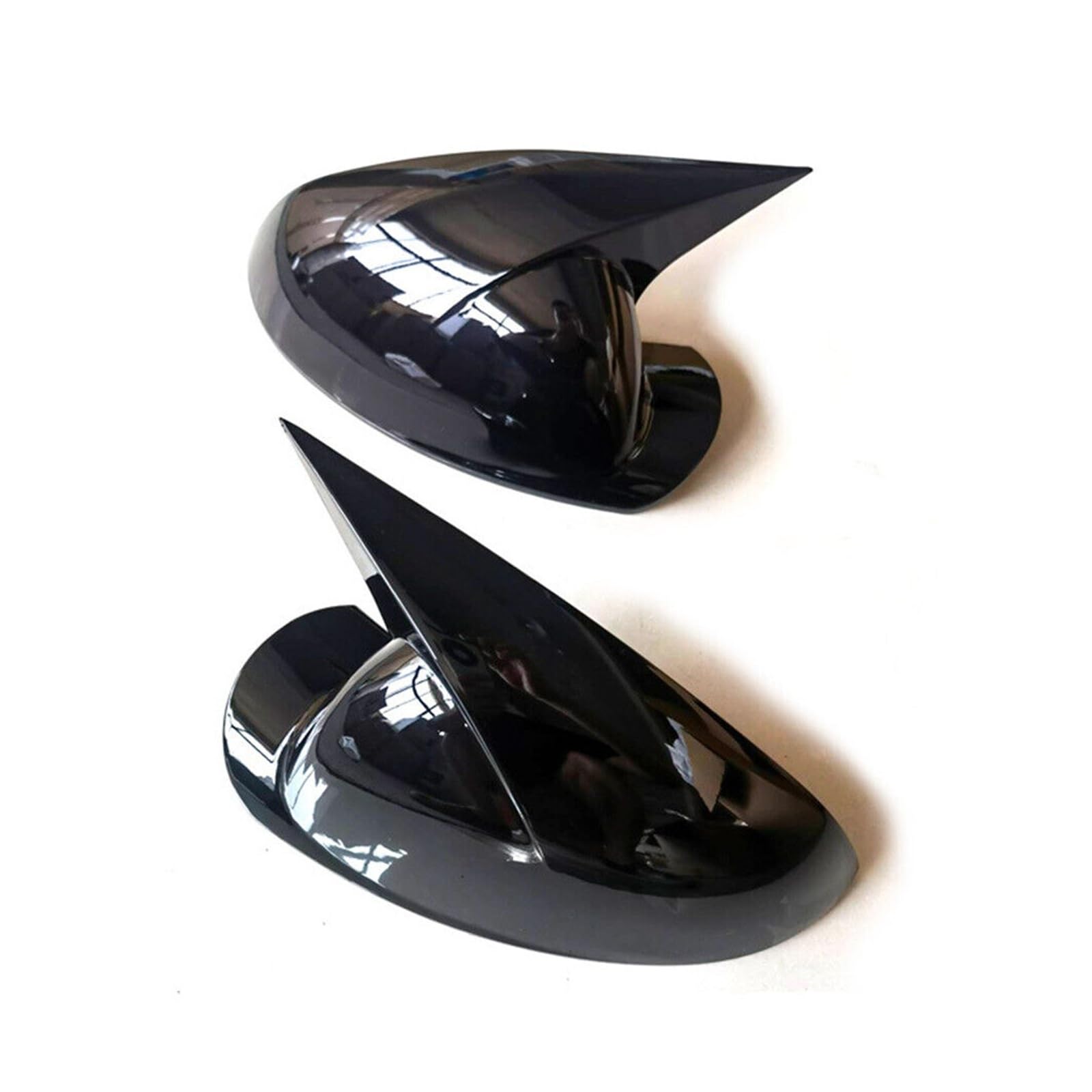 for Buick for Regal 2008 2009 2010-2016 Sticker Rearview Side Mirror Cover Wing Cap Exterior Door Case Trim Rearview Mirror Cover Housing(Gloss Black)