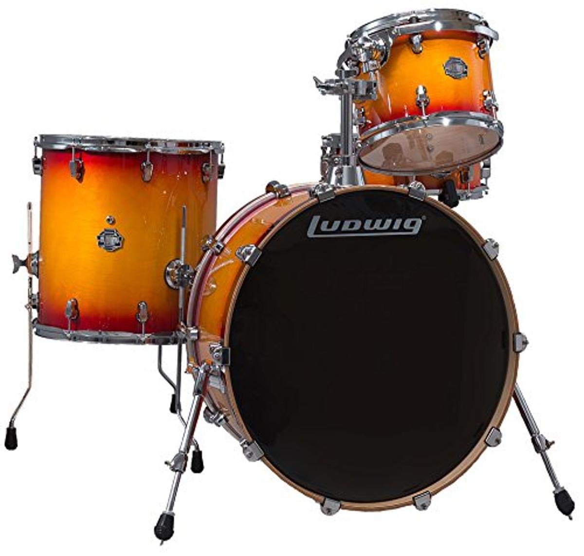 Ludwig LCB422EXSR Piece Drum Shell Pack Sunburst