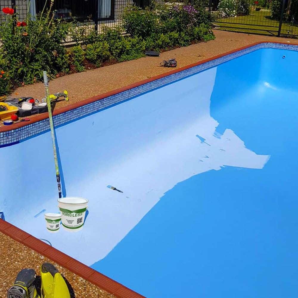 Pintura Poliuretano Piscinas (4+1Kg - Color: Carta RAL) - Barniz bicomponente que impermeabiliza y protege superficies con estancamientos de agua