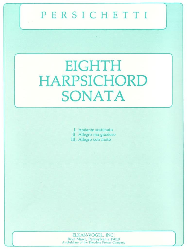 Eighth Harpsichord Sonata